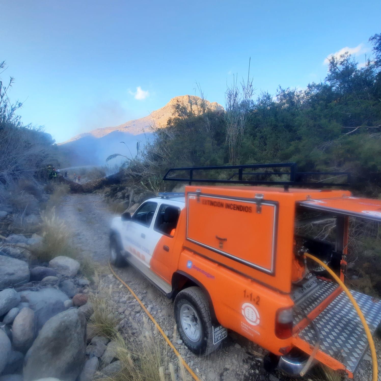 Conato de incendio en Mogán