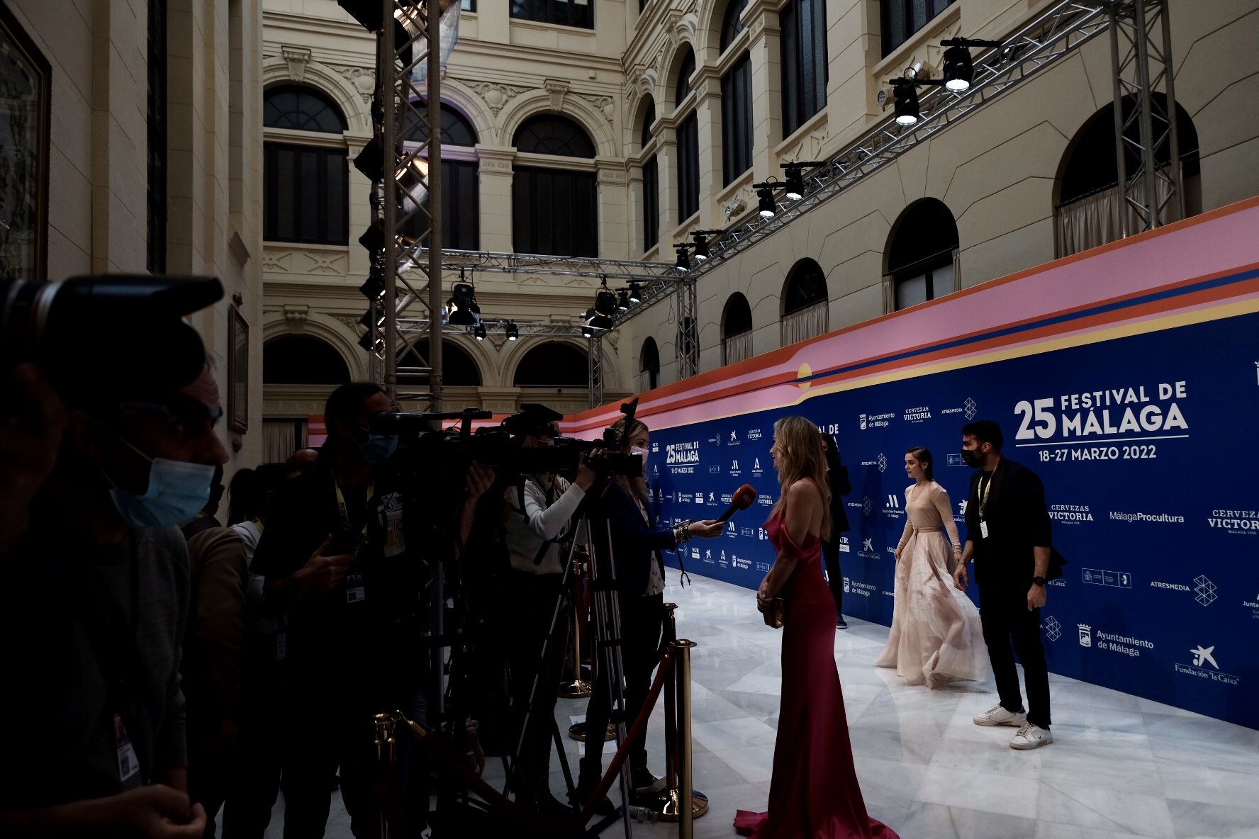 Alfombra roja de la gala de clausura del Festival de Cine de Málaga