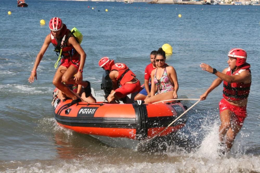 Simulacro de salvamento en Águilas