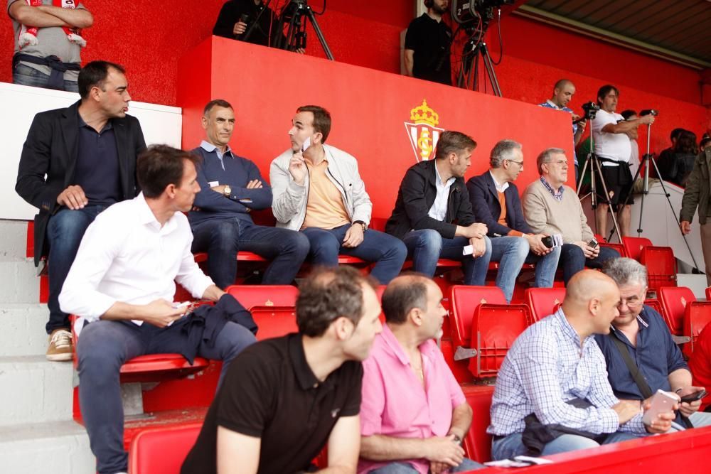 El Sporting B entra en la pelea por el ascenso a Segunda B