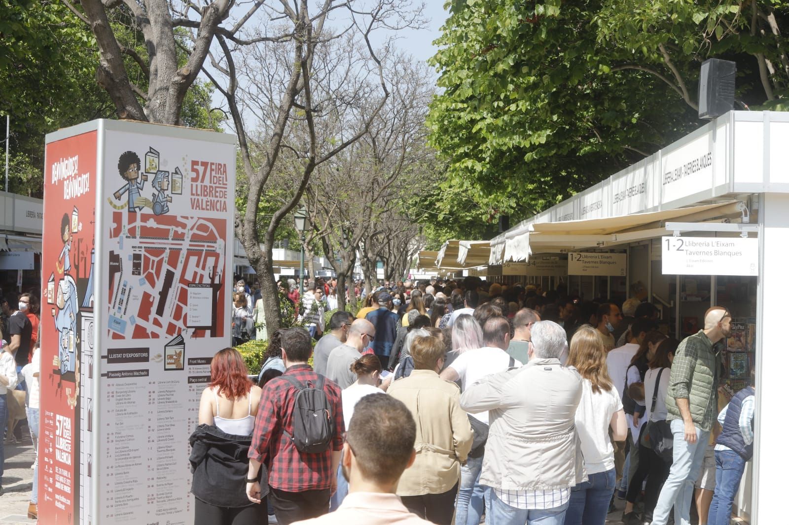 Feria del Libro en Valencia este domingo 1 de mayo