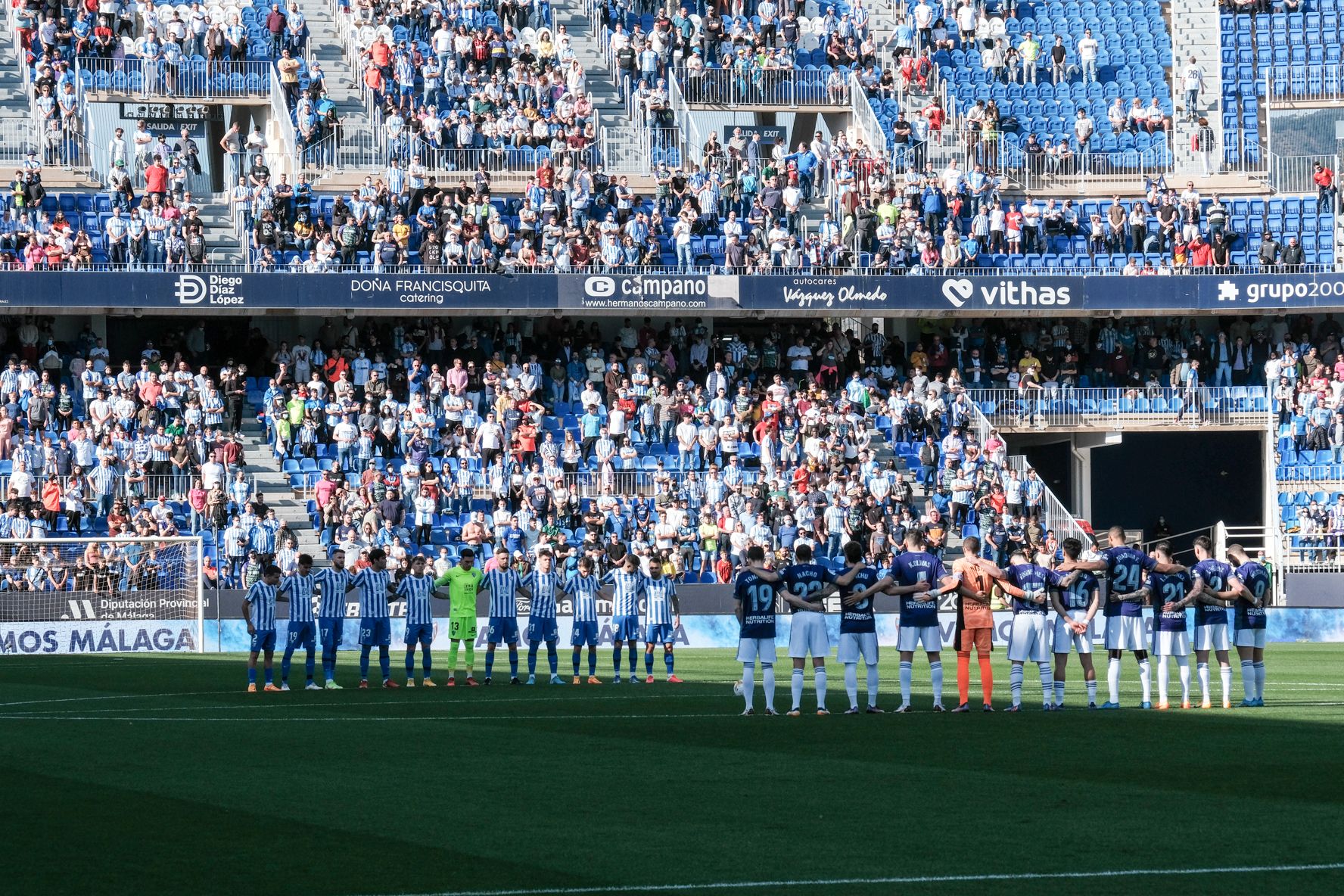 Las imágenes del Málaga CF - Real Valladolid