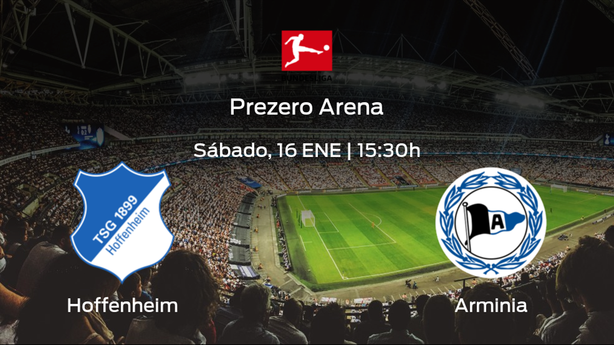 Jornada 16 de la Bundesliga: previa del encuentro Hoffenheim - Arminia Bielefeld