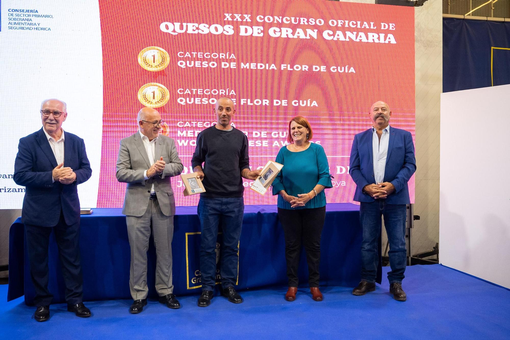 Entrega de premios de los concursos oficiales de queso y vino de 2023