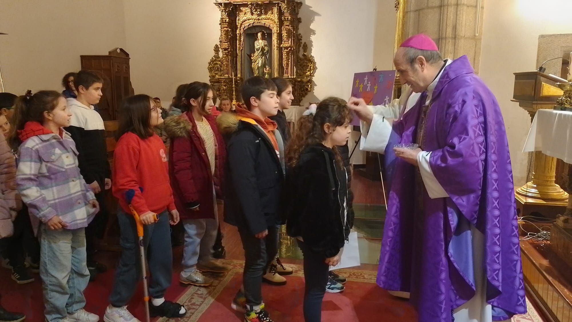 GALERÍA | El obispo de Astorga celebra el Miércoles de Ceniza en Sanabria