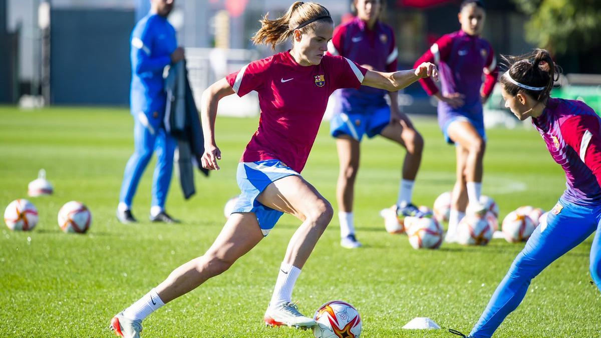 El Barça entrena por última vez antes de recibir al Athletic Club