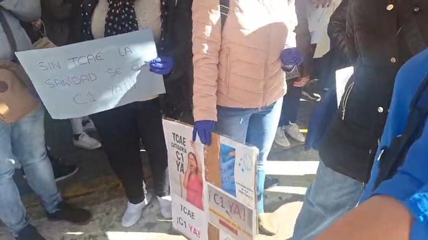Los TCAE piden la categoría C1 ante el Hospital General de Castellón