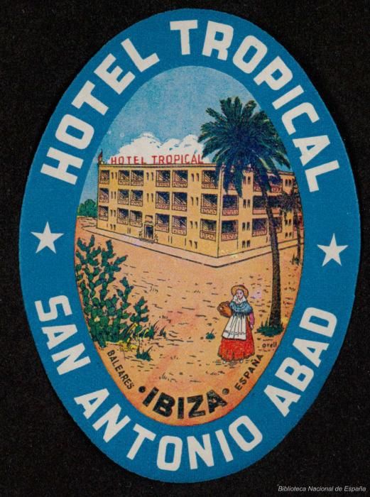 Publicidad de los hoteles de Ibiza antes de las redes sociales