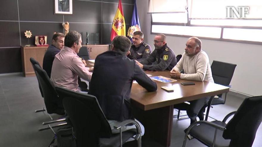 Policía, Hércules y Alcoyano se reúnen para coordinar la seguridad del derbi