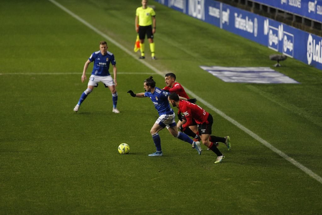 Las imágenes del partido entre el Real Oviedo y el Mallorca