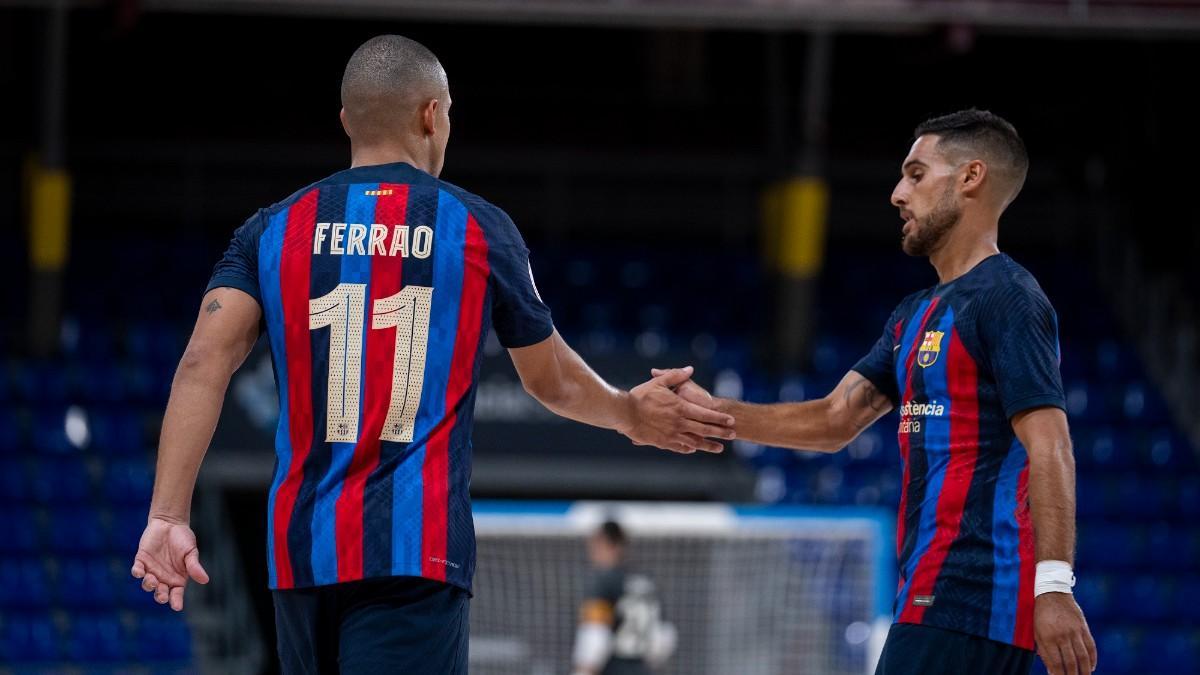 Ferrao y Adolfo, durante un encuentro