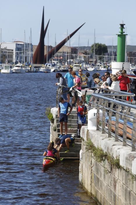 Regata de San Agustín en la ría de Avilés