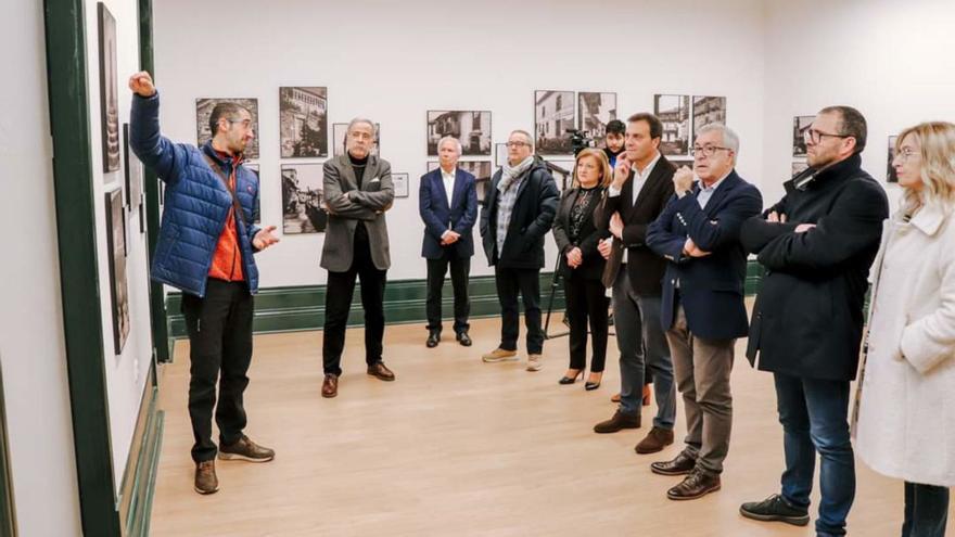 Inauguración de la exposición «Cualquier tiempo pasado» en Braganza. | Cedida