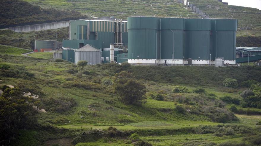 Vista de las instalaciones de la planta de residuos de Nostián.