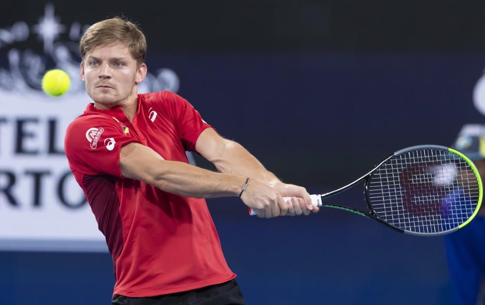 La derrota de Nadal ante Goffin, en imágenes.