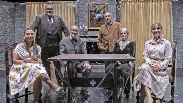El elenco de la obra. | | C. T. C.