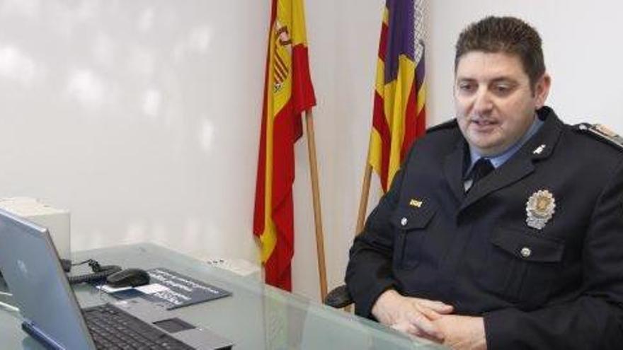 El jefe de la Policía Local de Sant Antoni, Javier Verdugo.