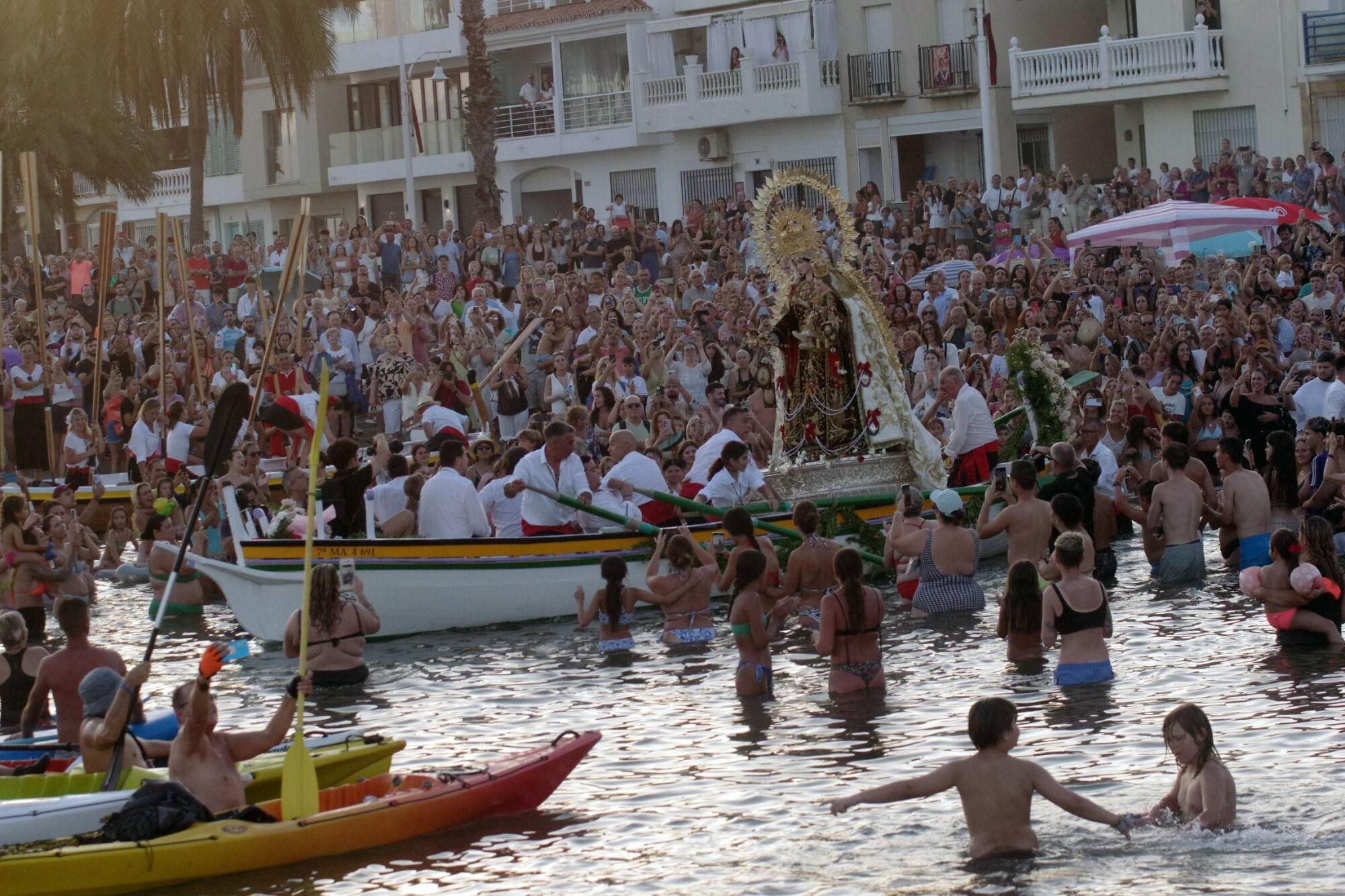 Procesión de la Virgen del Carmen de la barriada de Pedregalejo