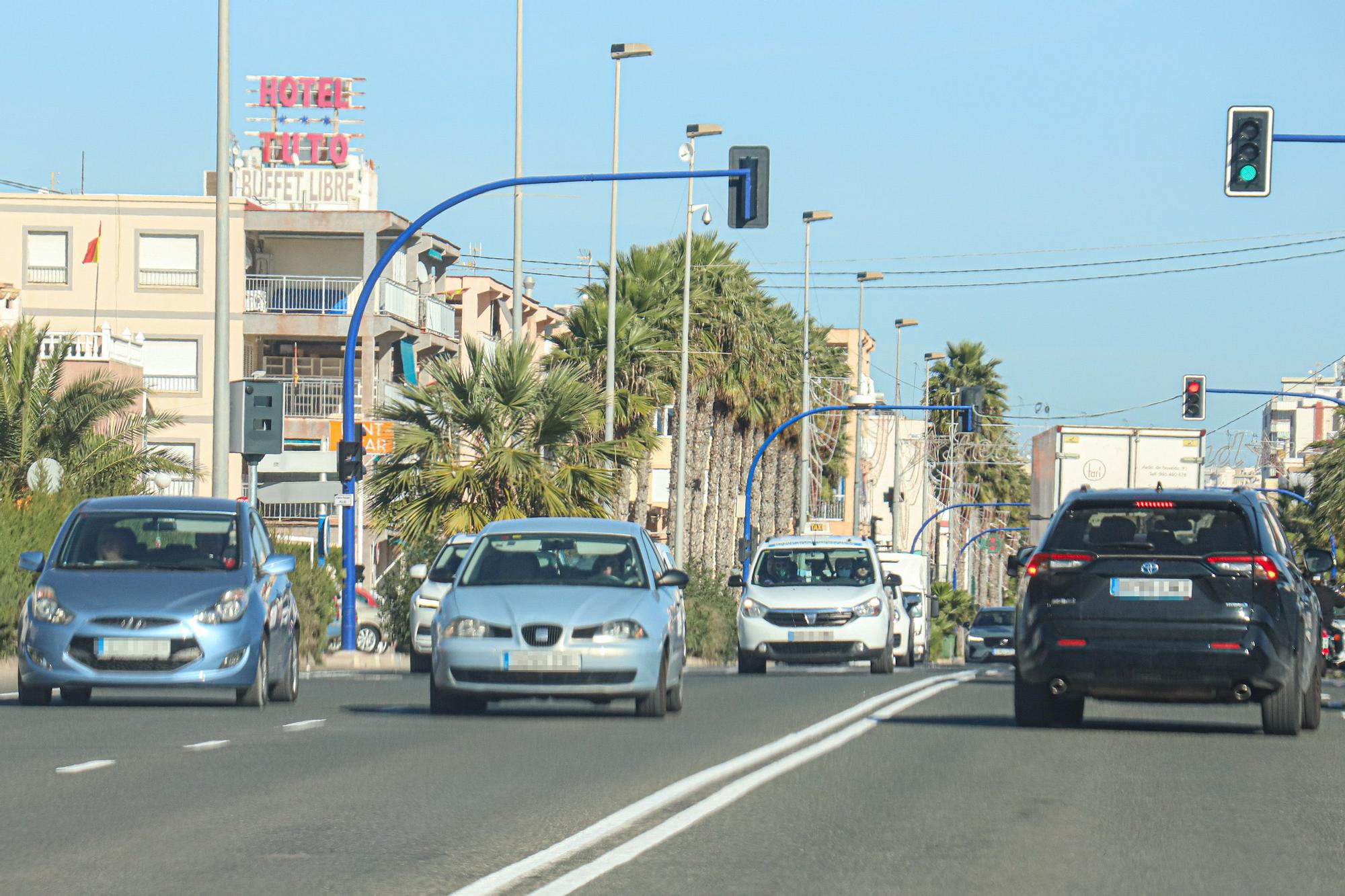 Torrevieja controla la velocidad de los vehículos dentro de la ciudad con tres nuevos radares fijos