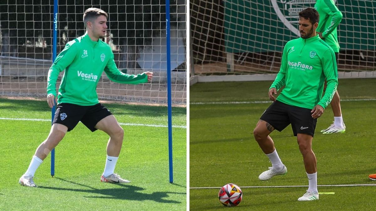 Sergio Carreira y Pedro Bigas son duda para el partido que el Elche disputará el domingo en Ferrol