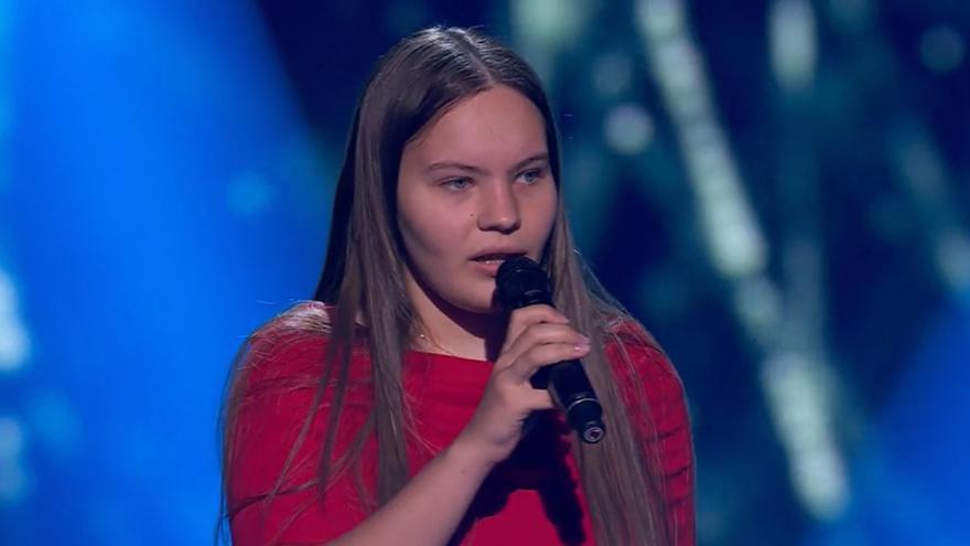 Una joven de O Porriño conquista al jurado de &#039;La Voz Kids&#039; cantando en gallego: «Me has traspasado»