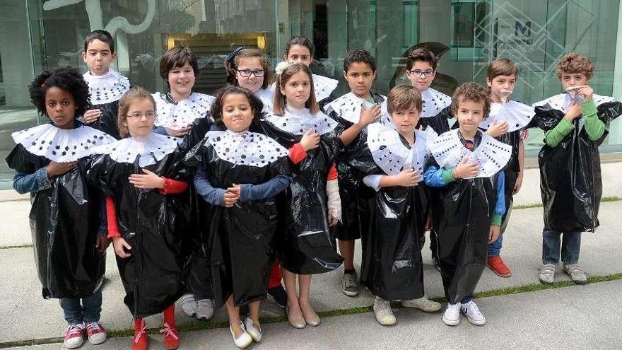 Niños participantes en el taller sobre El Greco.  // Rafa Vázquez