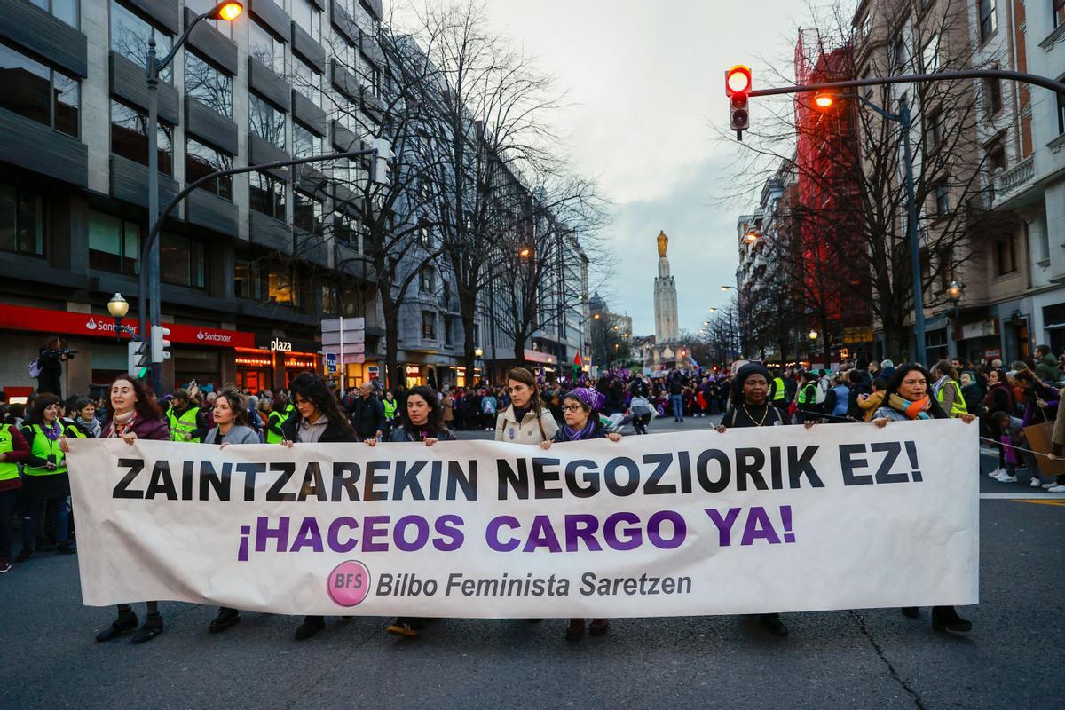 Manifestación en Bilbao 8M