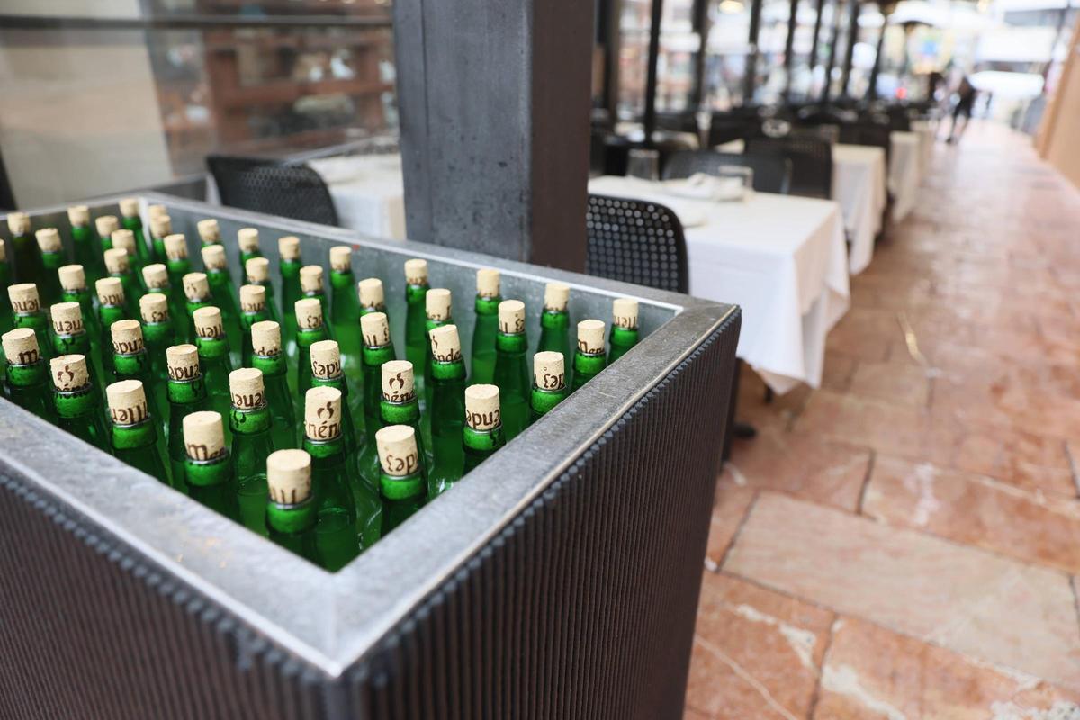Botellas de sidra