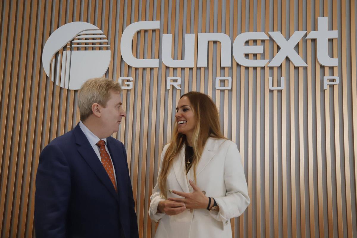 José María García y Aurora Gracia, durante la rueda de prensa de este miércoles.