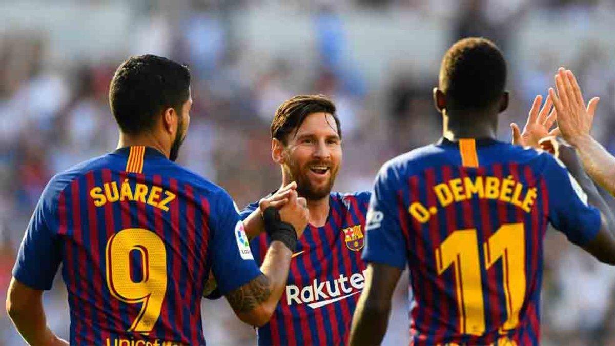 El Barcelona confía en su tridente para ganar el triplete El Barcelona confía en su tridente para ganar el triplete