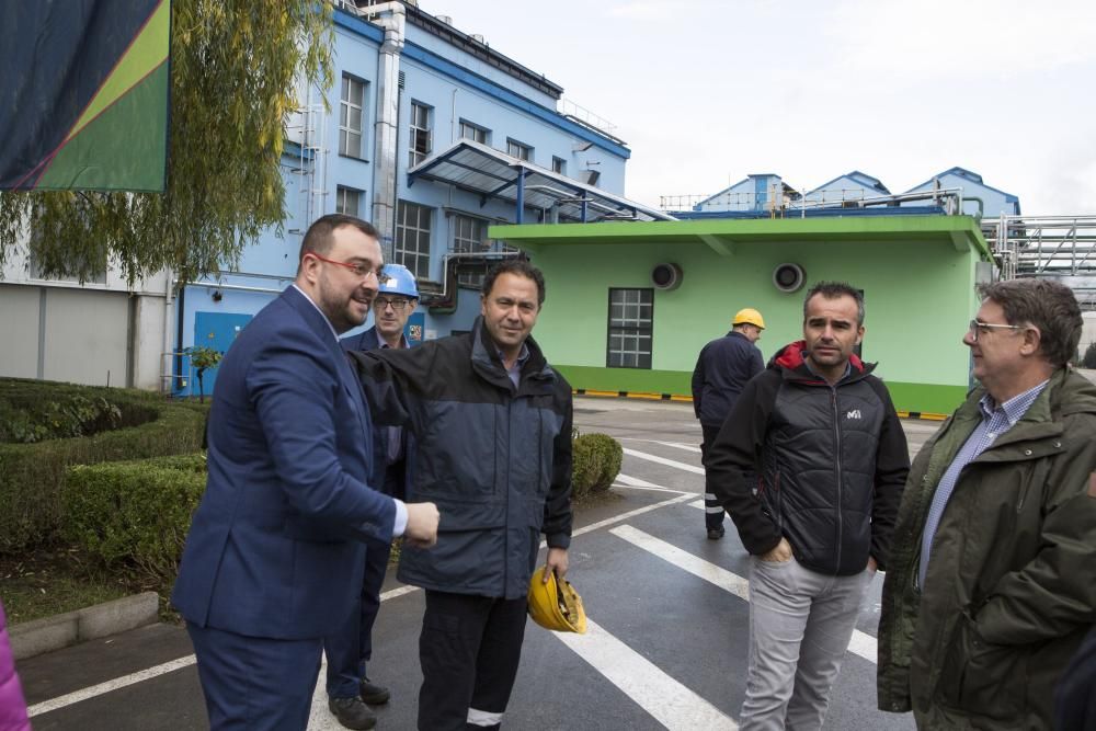 Inauguración del nuevo edificio de Bayer en Langreo