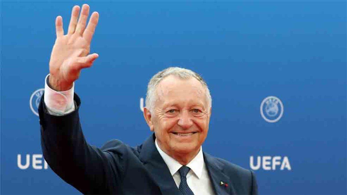 Aulas, presidente del Olympique de Lyon