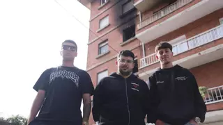 Una "pandilla de héroes" en Avilés: la historia de unos jóvenes que evitaron una tragedia al despertar a los vecinos de un bloque en llamas