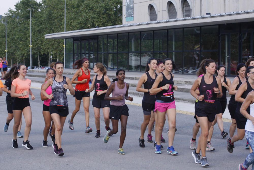 Primers entrenaments de la cinquena Cursa de la Dona