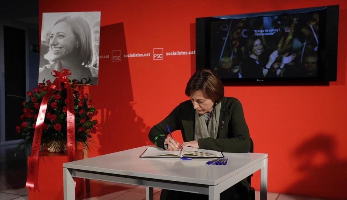 Carme Forcadell, presidenta del Parlament de Catalunya.