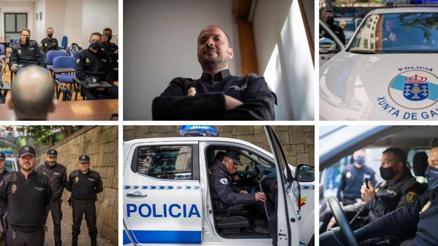 La Policía Autonómica de Ourense, que cuenta con 42 agentes, está liderada por el inspector Breogán Rivo. // BRAIS LORENZO