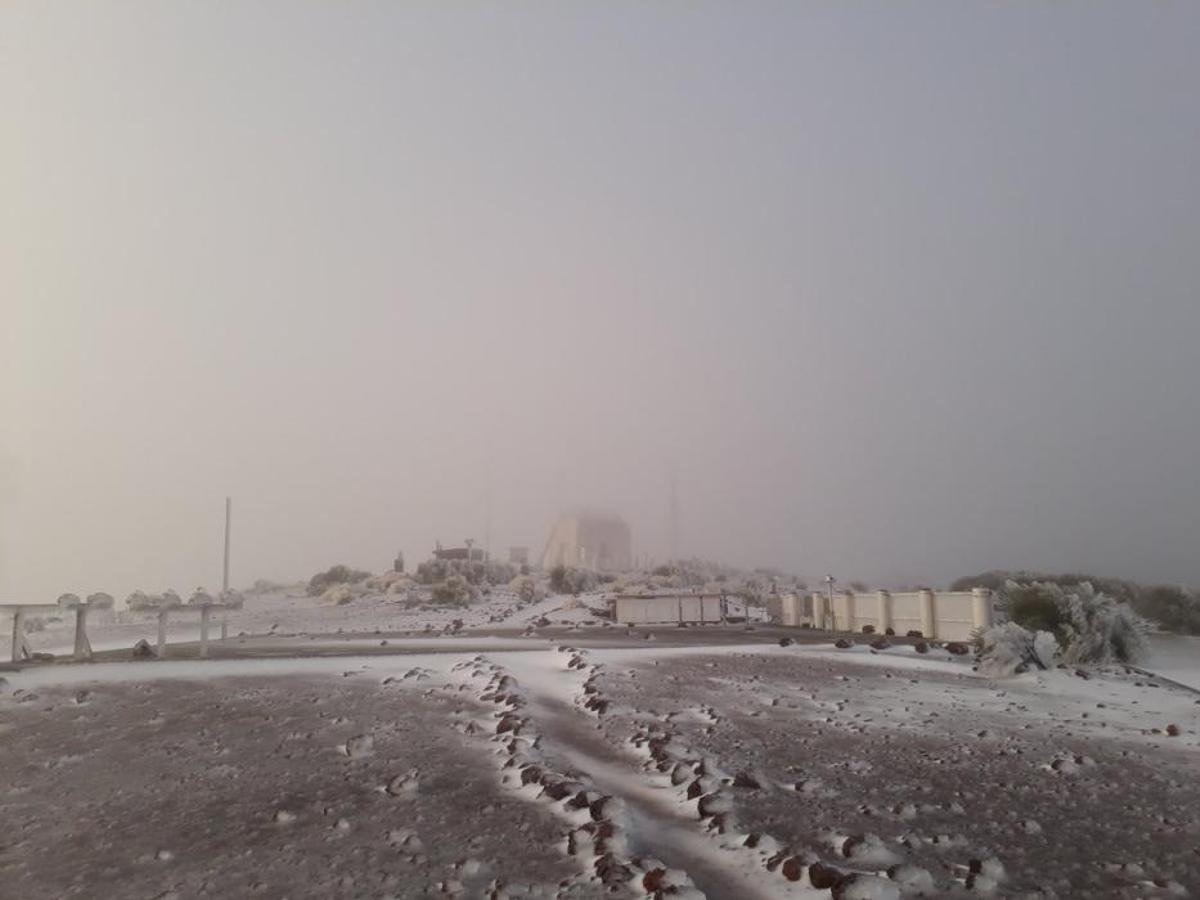 Parte de las instalaciones de la Aemet en Izaña.