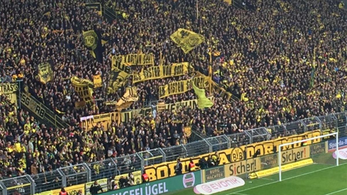 El Borussia Dortmund congrega en cada partido a más de 81.000 fans en su estadio