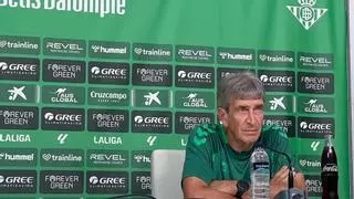 Manuel Pellegrini: "La plantilla está cerrada y es lo que hay, si digo que falta un jugador y no está, mantengo la misma opinión"