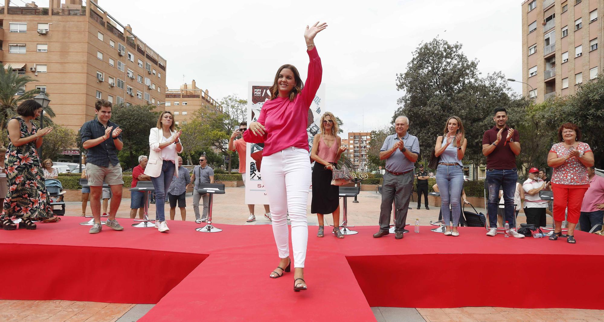 Presentación de la candidatura de Sandra Gómez a las primarias del PSPV