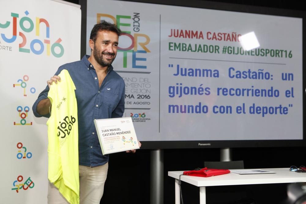 Juanma Castaño nombrado embajador de Gijón