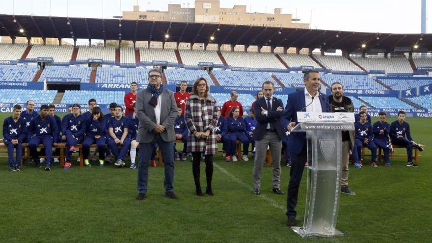 El Zaragoza presenta su escuela de discapacidad intelectual