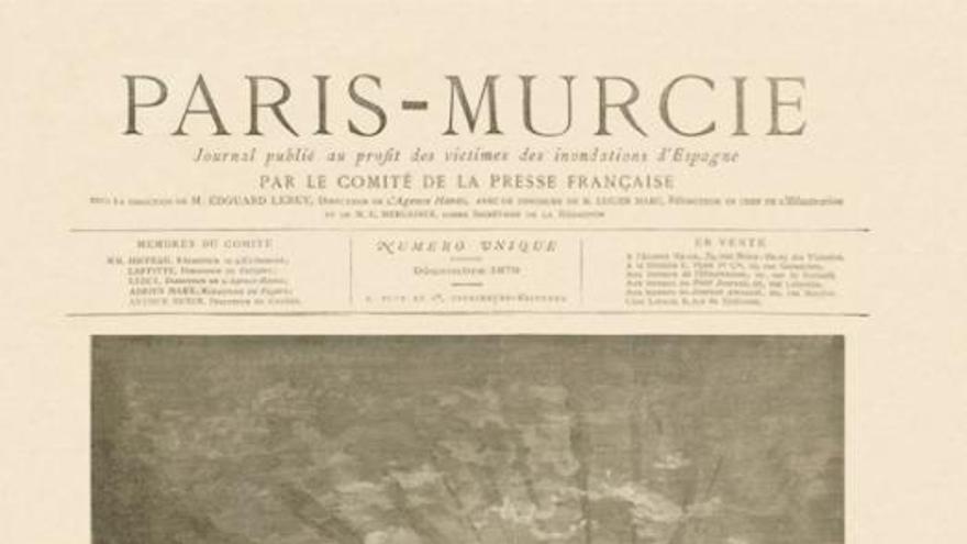 Portada de ´PARIS-MURCIE´, ilustrada por Gustave Doré.