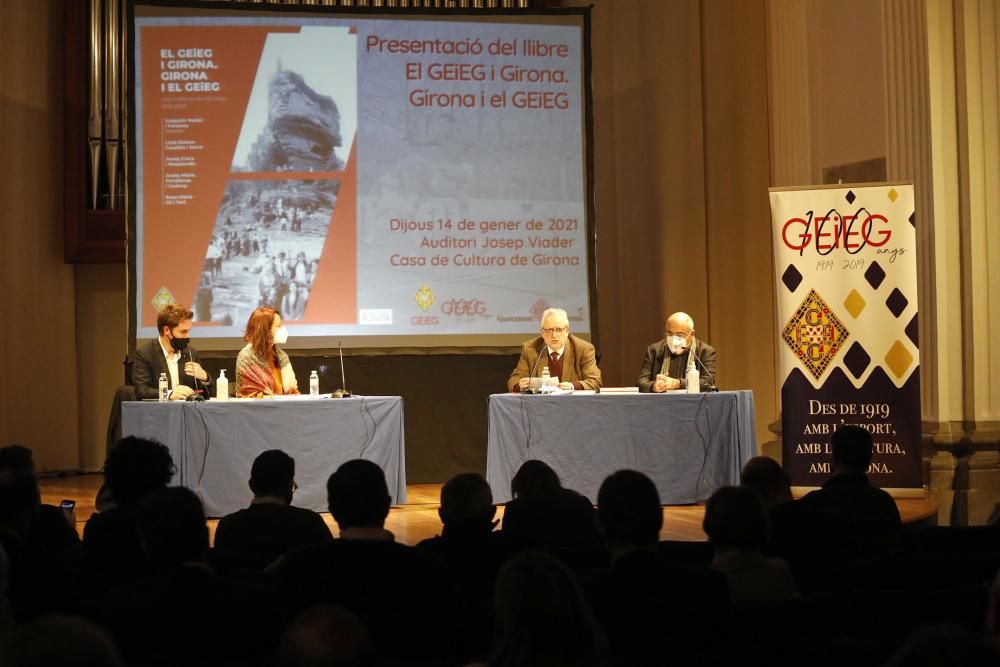 Presentació del llibre del centenari del GEiEG