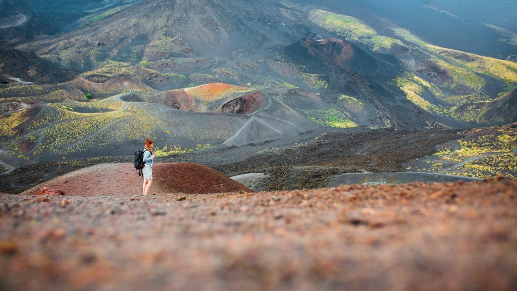 Senderismo en el volcán Etna, Sicilia