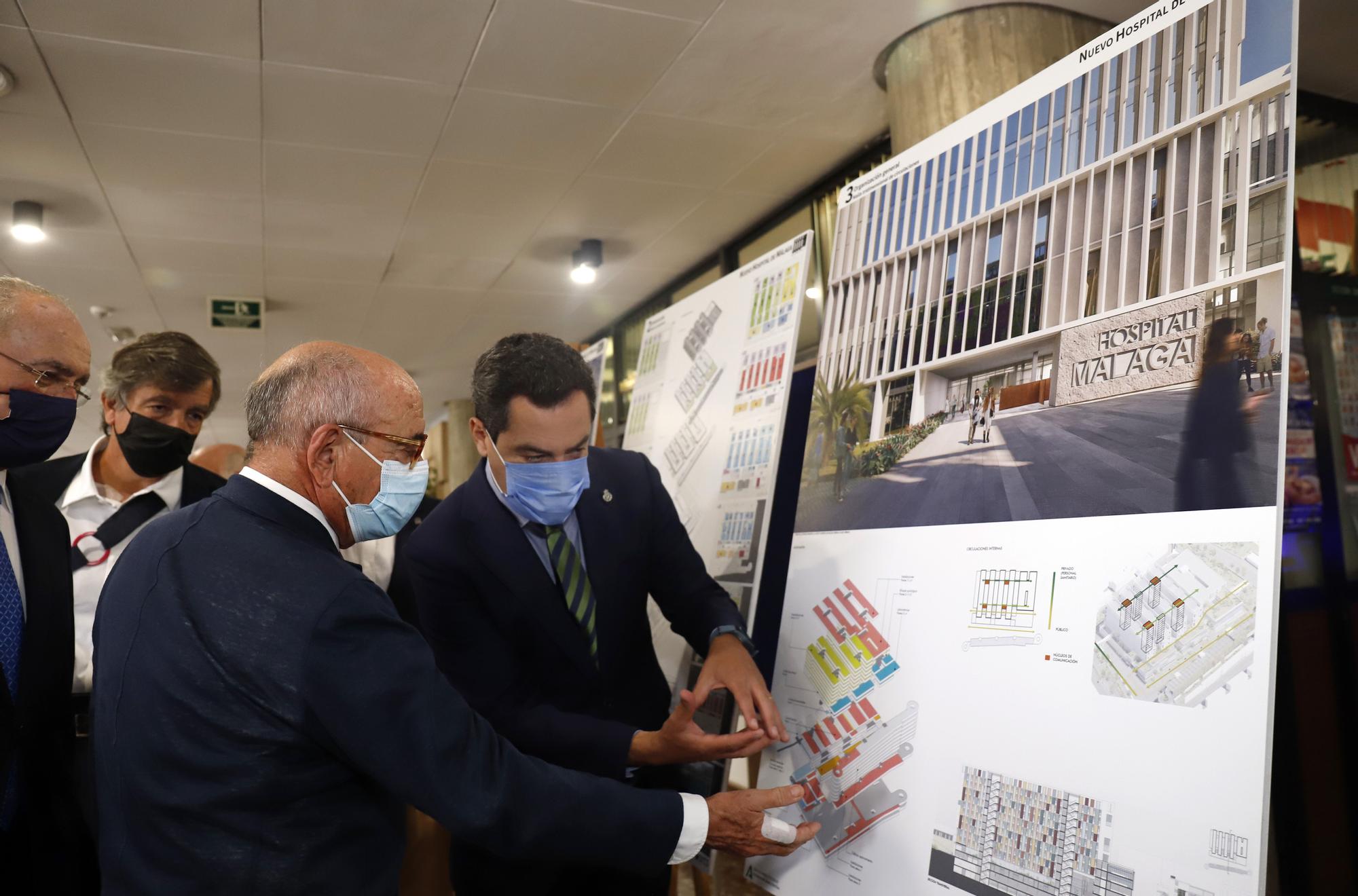 Presentación del anteproyecto del tercer hospital de Málaga.