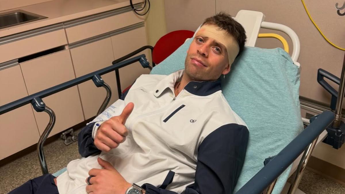 Gonza sigue en liza pese a la brecha que se hizo en la pista en su debut