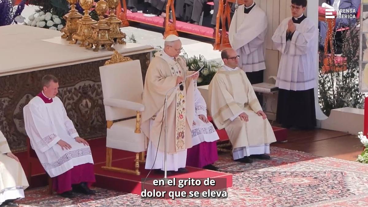 El papa León XIV llama a la paz en su primer mensaje de Pascua