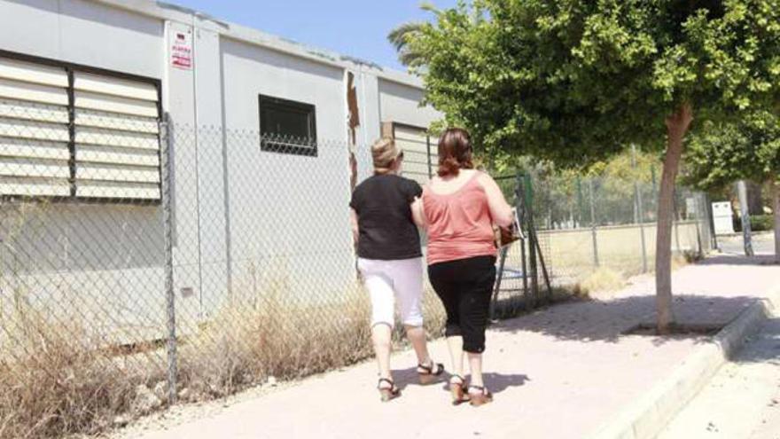 Prefabricadas que sustituyen al colegio Virgen del Camino.