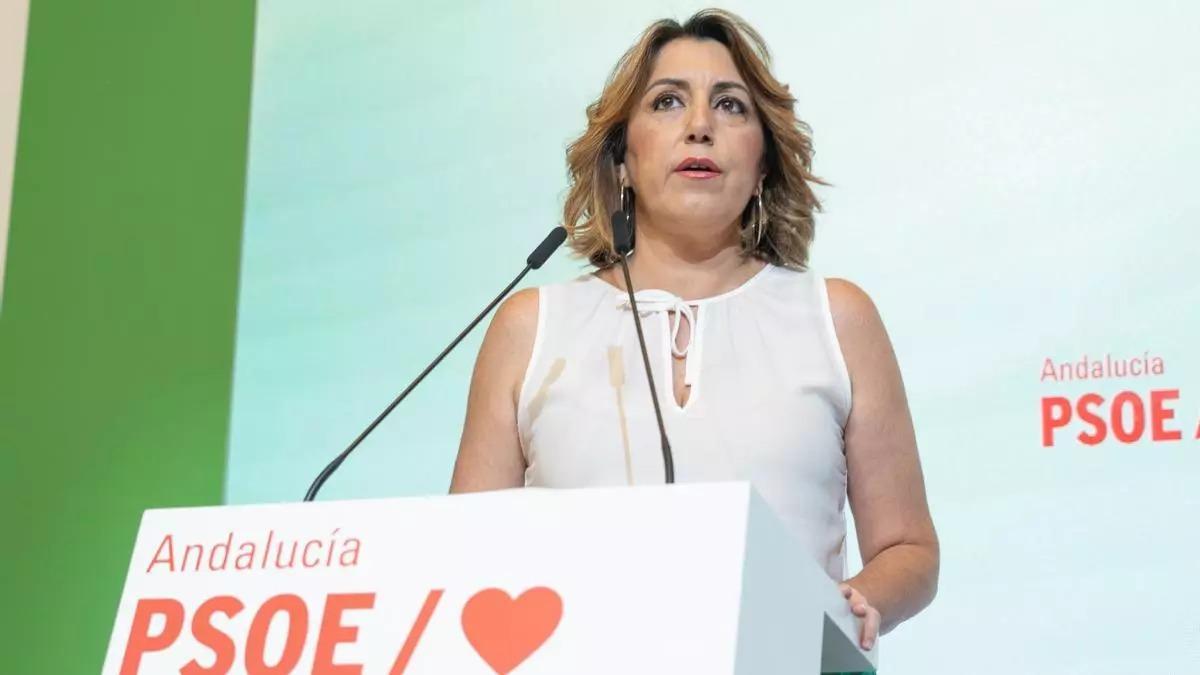 La exsecretaria del PSOE-A, Susana Díaz.